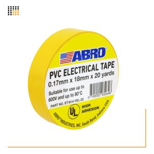 TAIPE ELECTRI AMARILLO 18MM X 20YDS ABRO