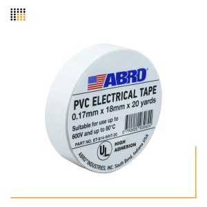 TAIPE ELECTRI BLANCO 18MM X 20YDS ABRO